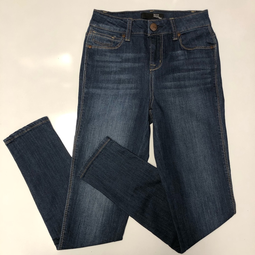 1822 denim high rise skinny jeans size 0/25